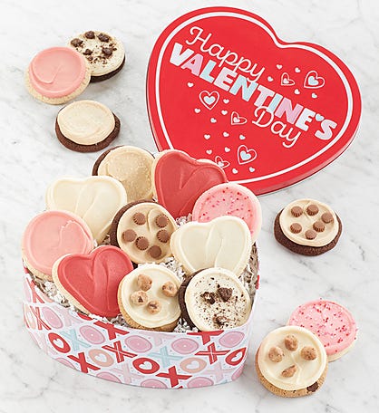 Valentine Gift Tin - Frosted Assortment